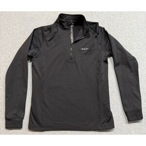 Levelwear Desert Mountain Golf 1/4 Zip Black Pullover Men's Small
